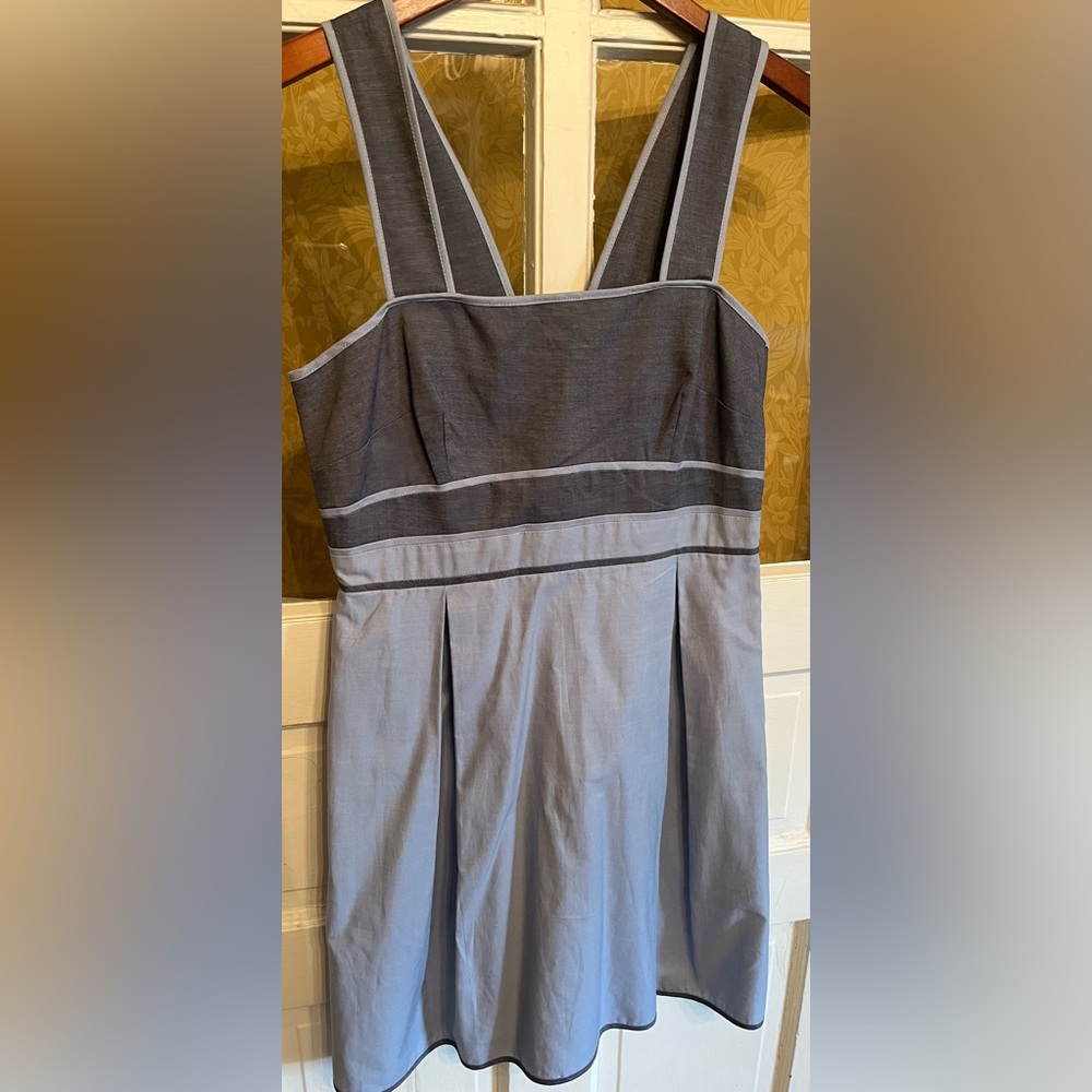 Donna Morgan Denim Blue Sleeveless Mini Dress Sz 8 NWT
